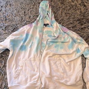 Tie Dye Zip-Up Jacket